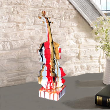 RESIN SCULPTURE VIOLIN