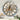 WALL CLOCK 24 INCH AQUA GREEN