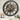 WALL CLOCK 24 INCH VINTAGE BLACK