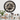 WALL CLOCK 24 INCH VINTAGE BLACK